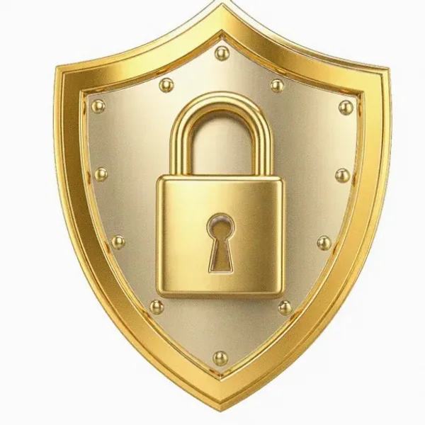 Shield with padlock — Fortunica